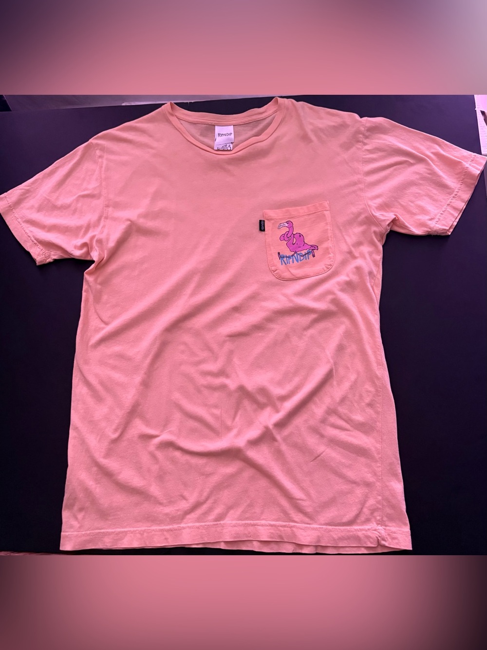 Ripndip Peach Pocket Tee with Graphic